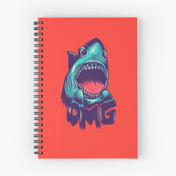 Item preview, shark designed and sold by motymotymoty.