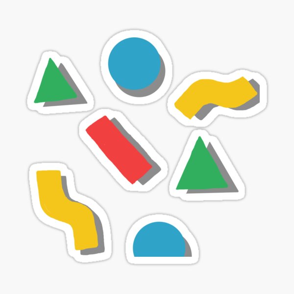 shapes Sticker