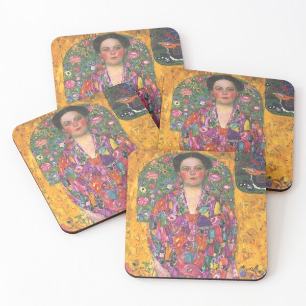 Item preview, Portrait of Eugenia Primavesi by Gustav Klimt - Art Nouveau Symbolism designed and sold by Bebichic.