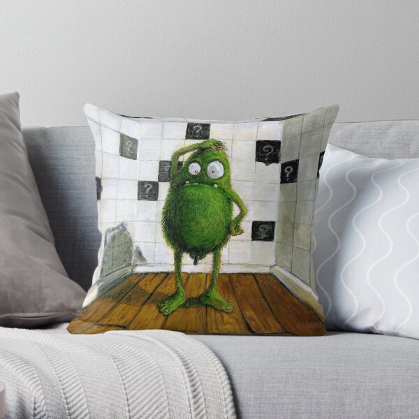 confused green monster... Dekokissen