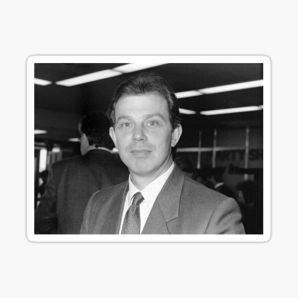"Tony Blair" Sticker for Sale by DAVIDFOWLER | Redbubble