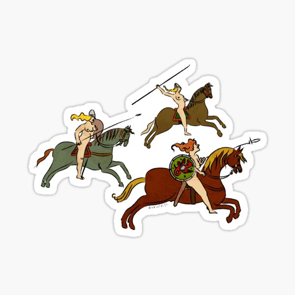 La chevauchée des Valkyries - la chasse sauvage Sticker