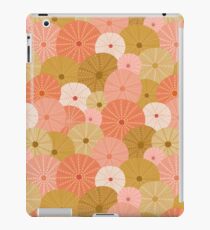 Sea Urchins in Gold + Coral iPad Case/Skin