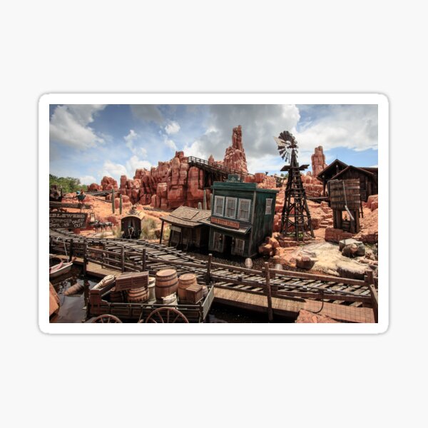 The Wild West Scene Sticker