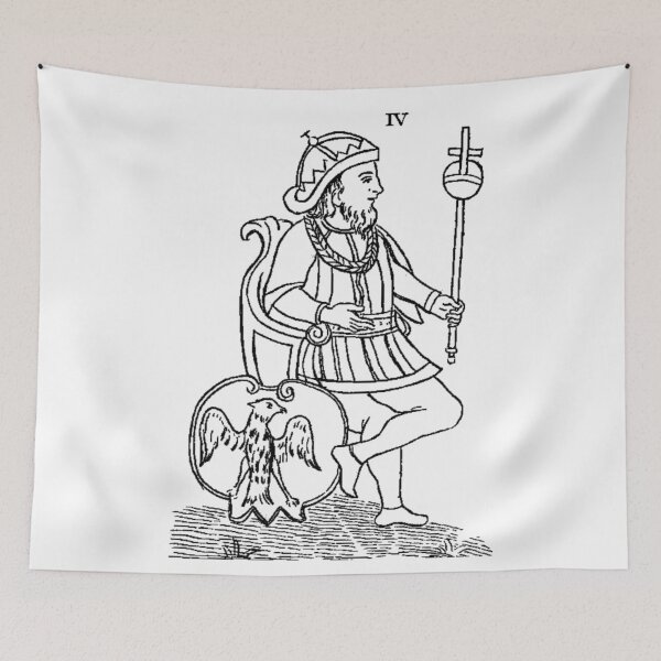 Item preview, Tarot The Emperor 4 designed and sold by Talismania.