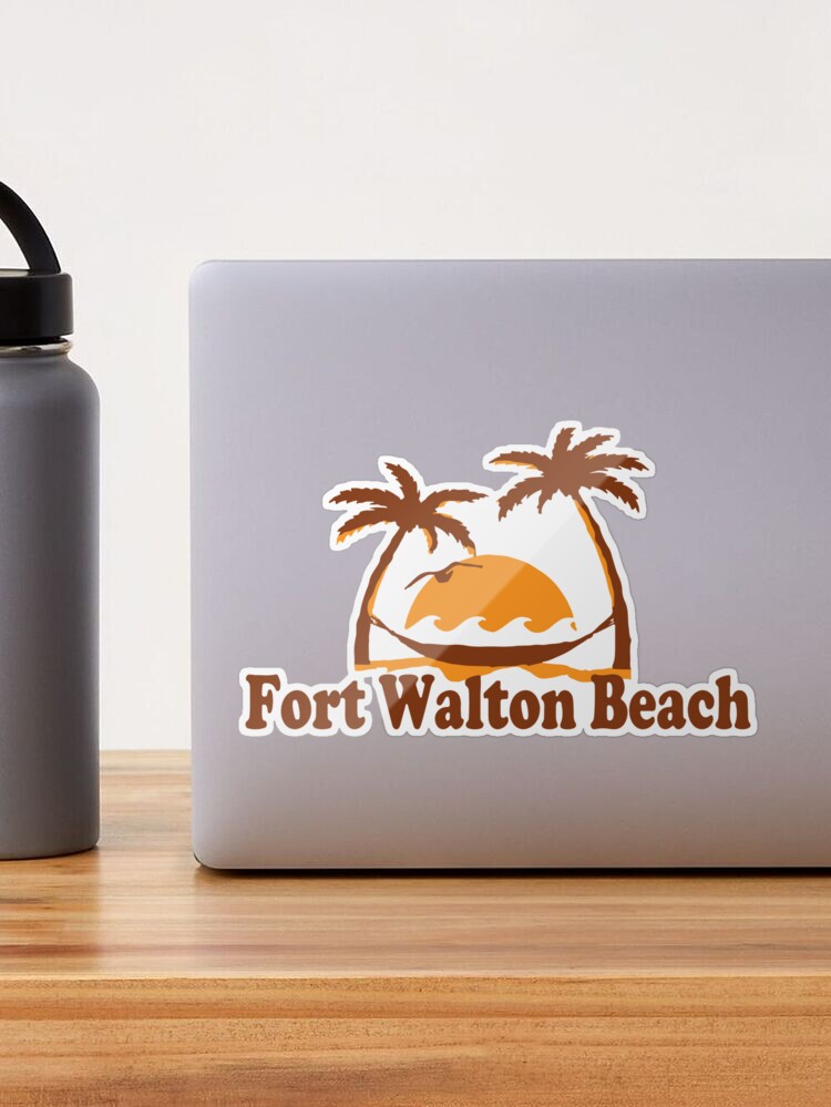 Fort Walton Beach Florida Sticker - 3 Inch Premium Vinyl Decal For Cars & Laptops
