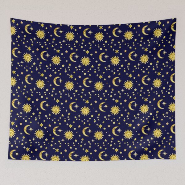 Item preview, Sun, Moon & Stars designed and sold by aura2000.