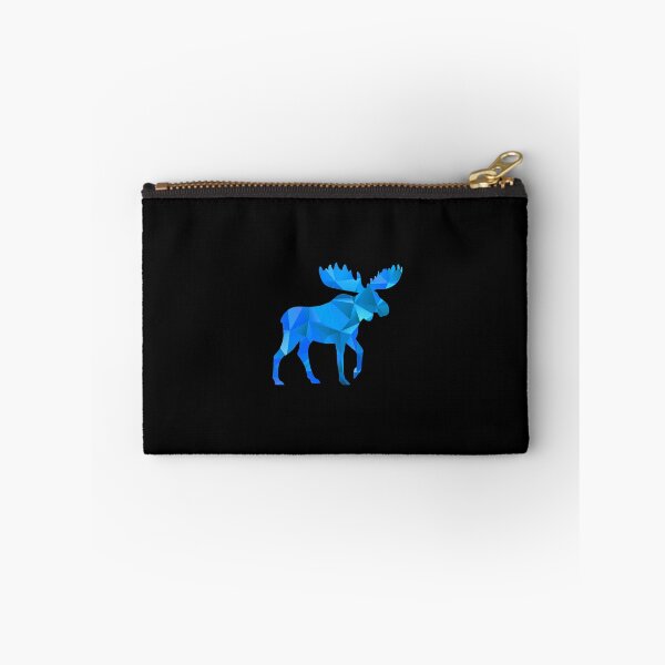 Item preview, Moose Make Me Happy Cute I Love Alaska Moose Geometric Blue designed and sold by KNUXX Shop.