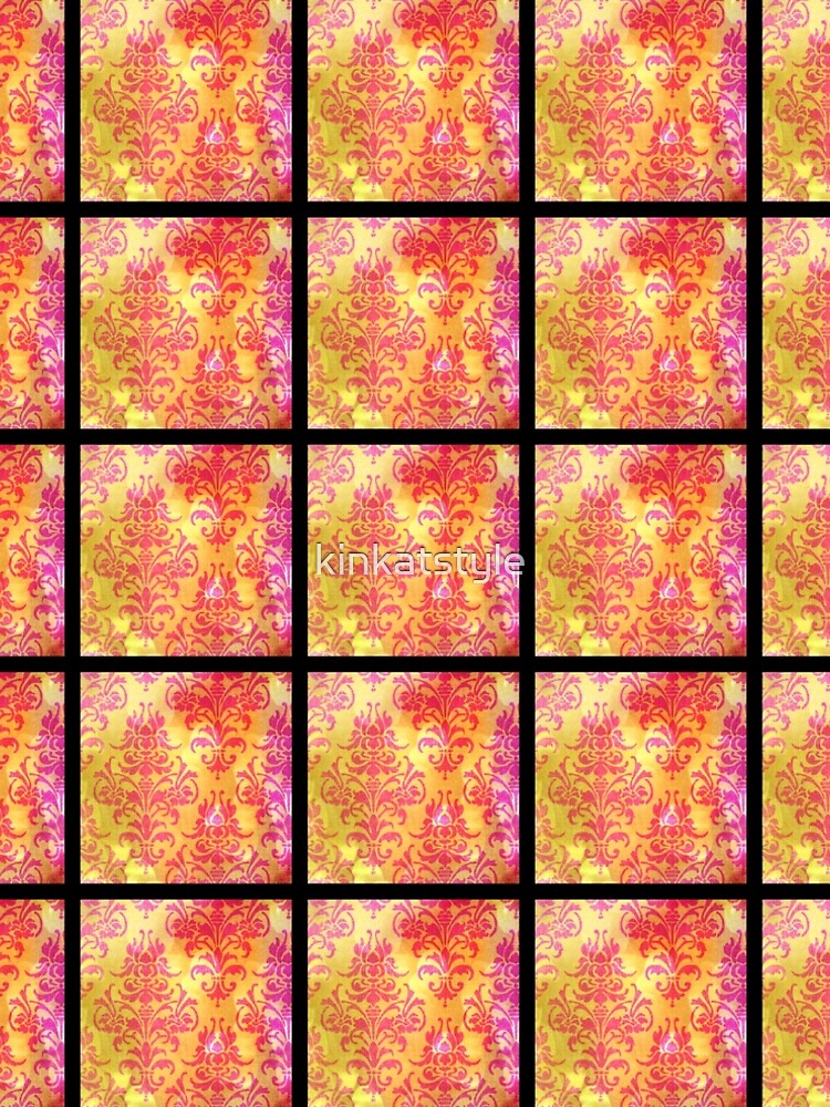 Thumbnail 4 of 4, A-Line Dress, VV2X Print-3 designed and sold by kinkatstyle.