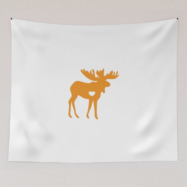 Item preview, Moose Make Me Happy Cute I Love Alaska Moose Orange designed and sold by KNUXX Shop.