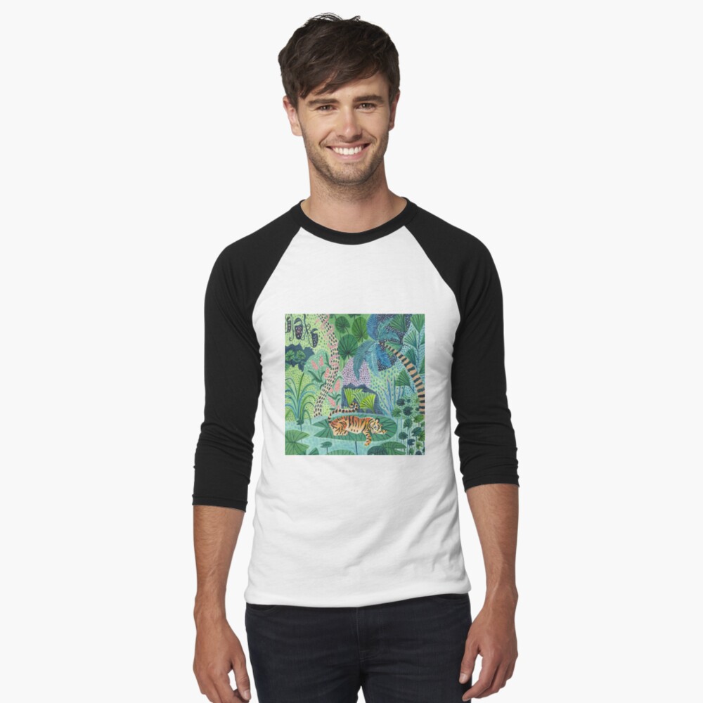 Item preview, Baseball ¾ Sleeve T-Shirt designed and sold by amberstextiles.
