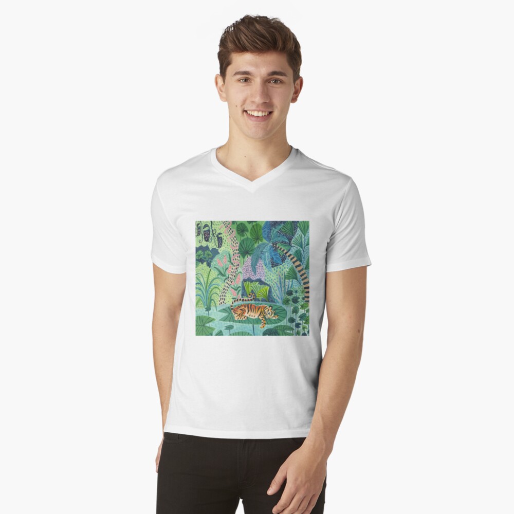 Item preview, V-Neck T-Shirt designed and sold by amberstextiles.