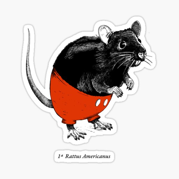 Rattus Americanus Sticker