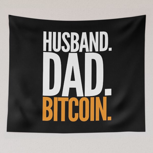 Item preview, Husband / Dad / Bitcoin - Cryptocurrency T Shirt Funny Humor designed and sold by Cameronfulton.