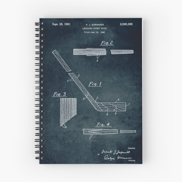 Item preview, 1948-Laminated hockey stick designed and sold by xaviervieiraart.