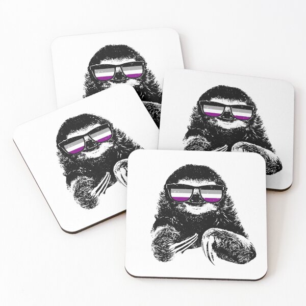 Item preview, Pride Sloth Asexual Flag Sunglasses designed and sold by Patrick Hiller.