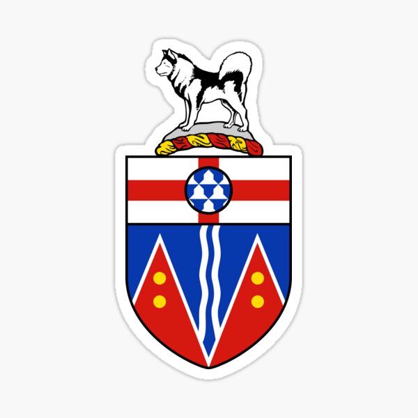 Item preview, Yukon Coat of Arms designed and sold by abbeyz71.