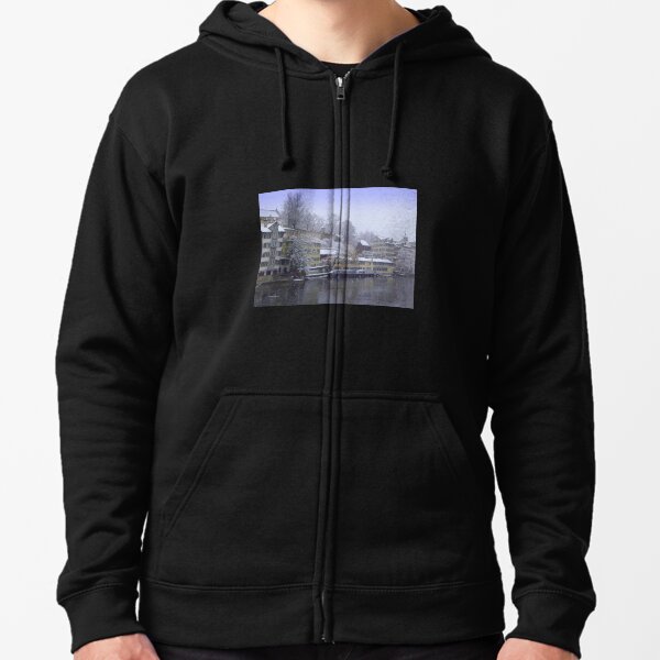 Snowy Zurich Zipped Hoodie
