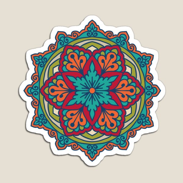 Mandala - Kreis-ethnische Verzierung Magnet