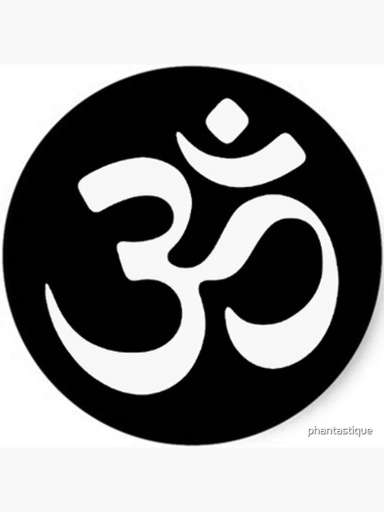 "Om" Sticker for Sale by phantastique Redbubble