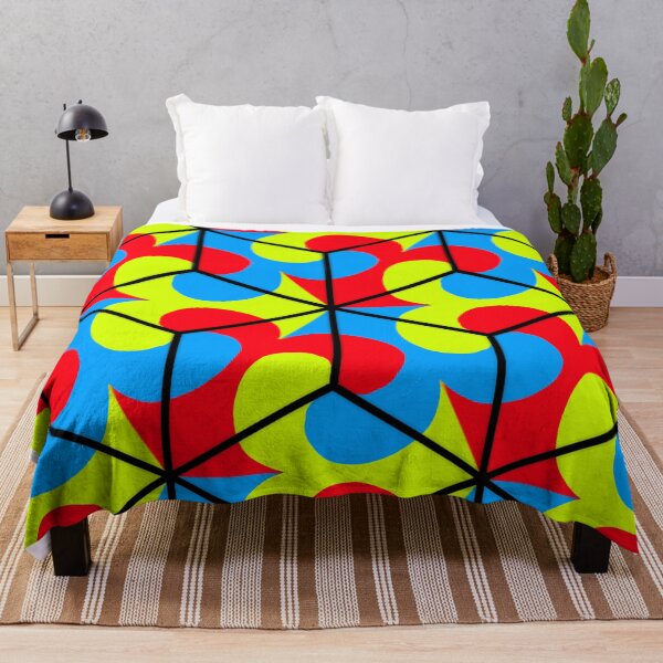 Item preview, Fleur de Lis Puzzle Cube Geometrical Pattern designed and sold by weavernap.