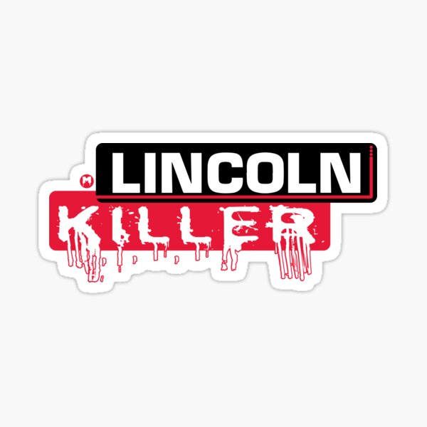 Asesino de Lincoln Pegatina