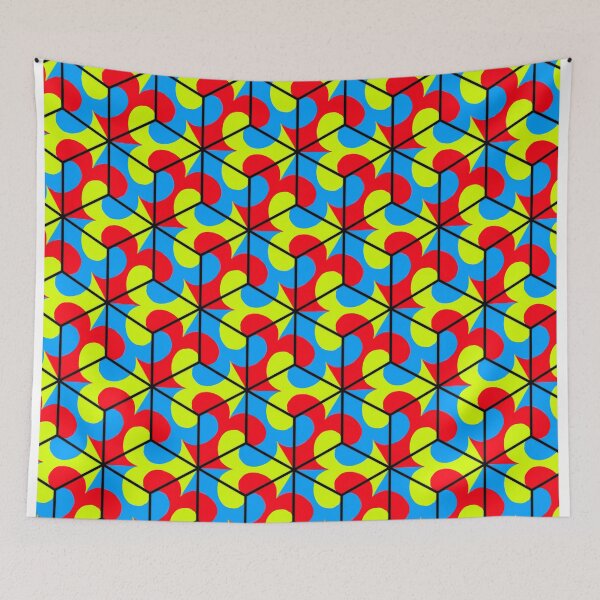 Item preview, Coat of Arms Puzzle Cube Hexagonal Pattern designed and sold by weavernap.