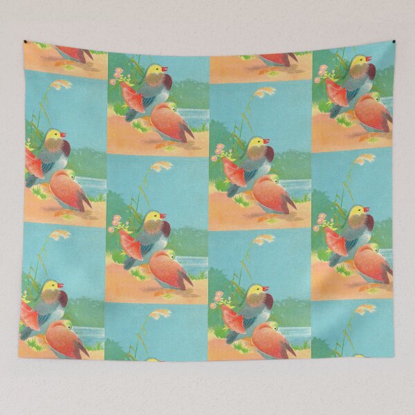 Item preview, Very Fancy Pigeons by a Pond designed and sold by neonwulf.