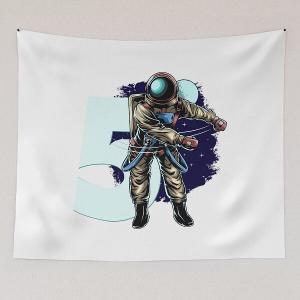 Item preview, 5th Birthday Boy Flossing Astronaut Five Years Gift designed and sold by festivalshirt.