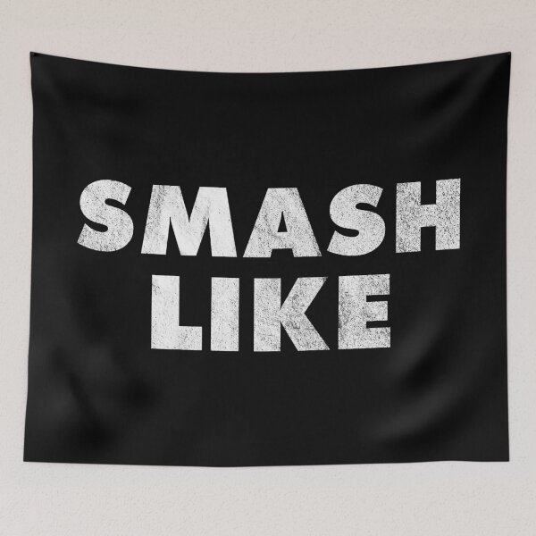 Item preview, Smash Like for Social Media Vloggers Distressed Text designed and sold by festivalshirt.