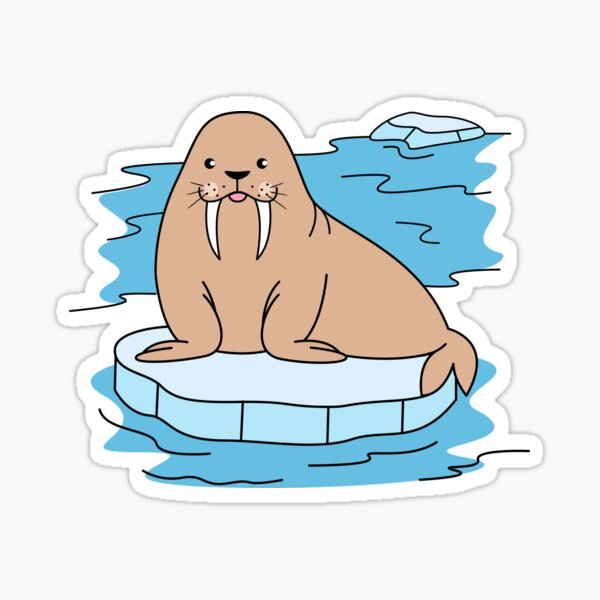 Item preview, Walrus design for children and adults designed and sold by samshirts.