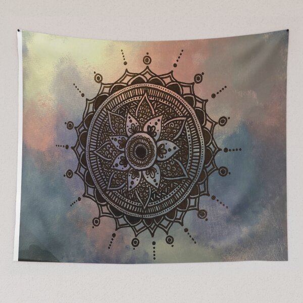 Item preview, Blue&Purple Mandala 914 designed and sold by artbyrandaa.