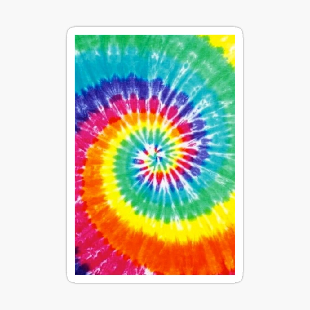 Classic Rainbow Spiral Tie Dye Greeting Card for Sale by highhopesdyes