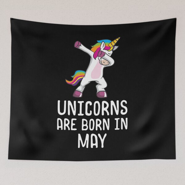 Item preview, Unicorns Are Born In May Shirt Birthday Month Gift Tee designed and sold by haselshirt.