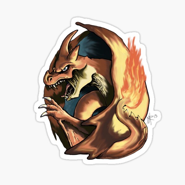 MEGA CHARIZAARRD! Sticker