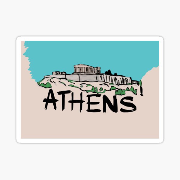 Athens Sticker