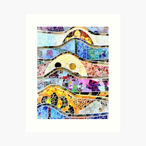 Item preview, Gaudi Barselona mosaic designed and sold by Shevi.