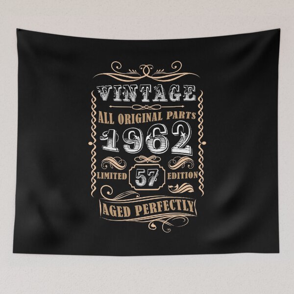 Item preview, Vintage 1962 - 57th Birthday Gift For Men designed and sold by eulonix.