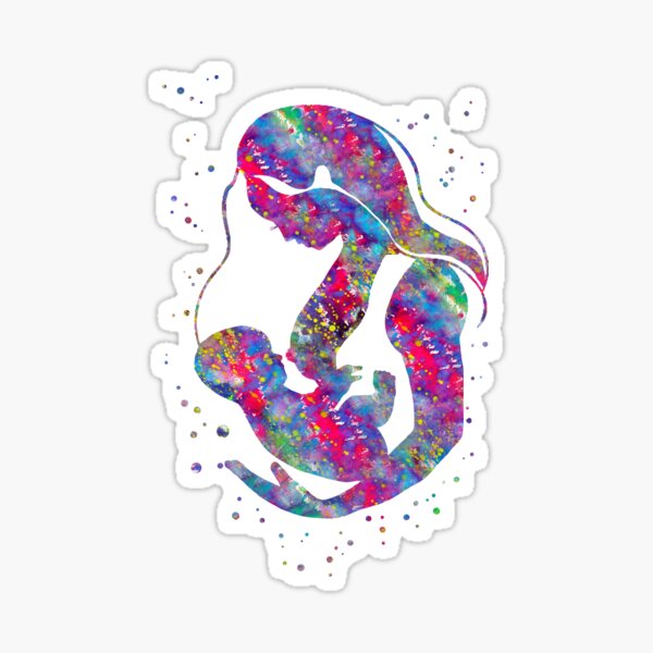 Item preview, Breastfeeding mother designed and sold by Rosaliartbook.