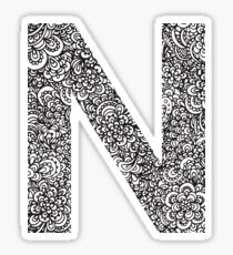 Letter N  Stickers  Redbubble