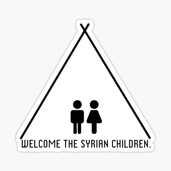 Item preview, Welcome The Syrian Children CHARITY DESIGN  designed and sold by butterflyworld.