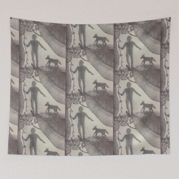 Item preview, The man, The forest and the Dingo dog. designed and sold by Ovahill.