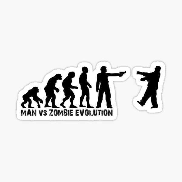Item preview, Man vs Zombie Evolution designed and sold by maniacreations.