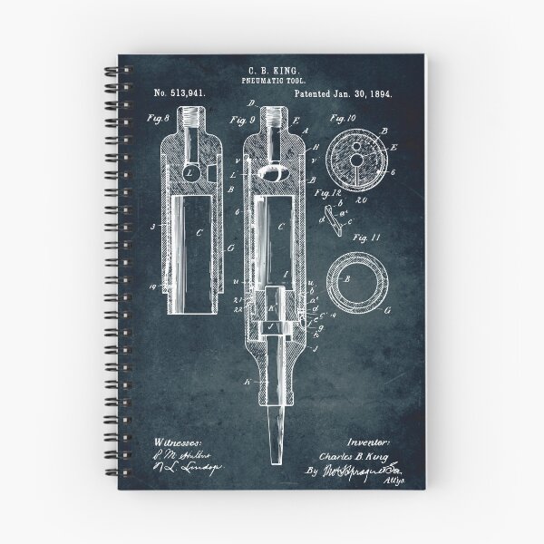 Item preview, 1894 - Pneumatic tool designed and sold by xaviervieiraart.