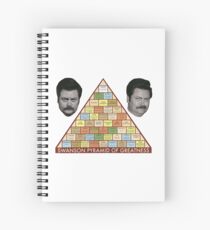 Swanson Pyramid of Greatness Spiral Notebook