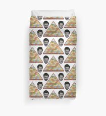 Swanson Pyramid of Greatness Duvet Cover