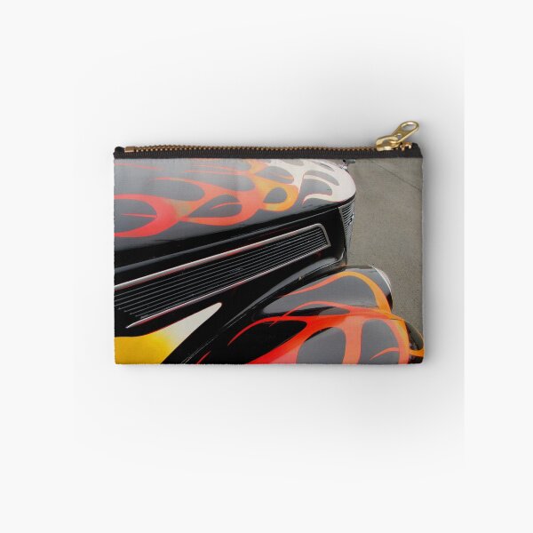 Item preview, 1937 Ford Coupe Old School Hotrod with Flames - Flamed out! designed and sold by RustedStudio.