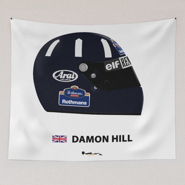 Artikelvorschau, Damon Hill F1 1994 Helm entworfen und verkauft von JageOwen.