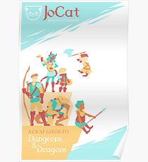 JoCat Ein Mist Guide zu D & D (Barbarischer Mönch) Poster Poster