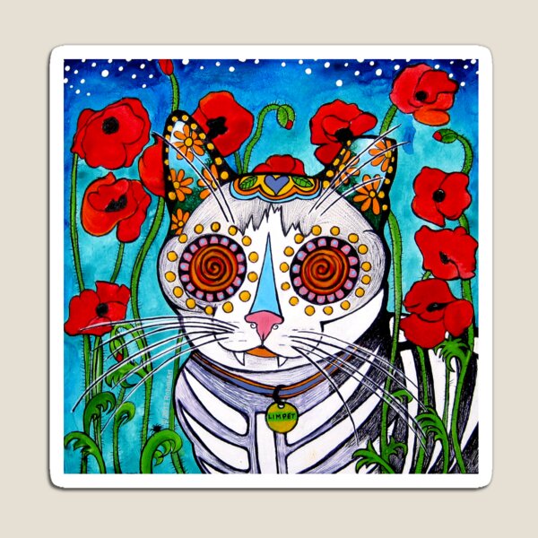 Poppy Cat Magnet